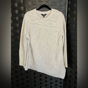 NWOT Simply VERA WANG Cable Knit SWEATER Tunic Top